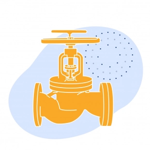 Чугунный клапан обратный муфтовый Ду 20 мм Ру 16 кгс/см2 ГОСТ 27477-87