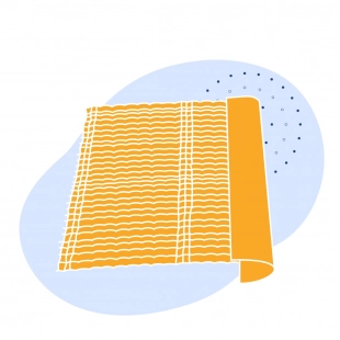 Сито с фальцами квадратная ячейка 13x3 мм