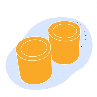 Капролоновая втулка 450х1400 мм белая ПА 6