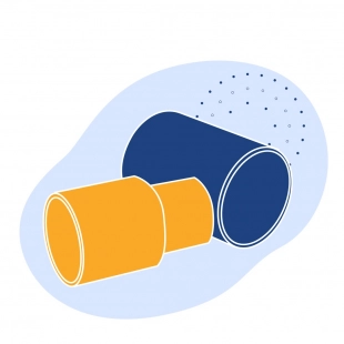 Муфта медная редукционная однораструбная 15 мм М1ф ГОСТ 32590-2013