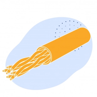 Витая пара F/UTP 5е 4 пары 24 AWG экранированная для внутренней прокладки