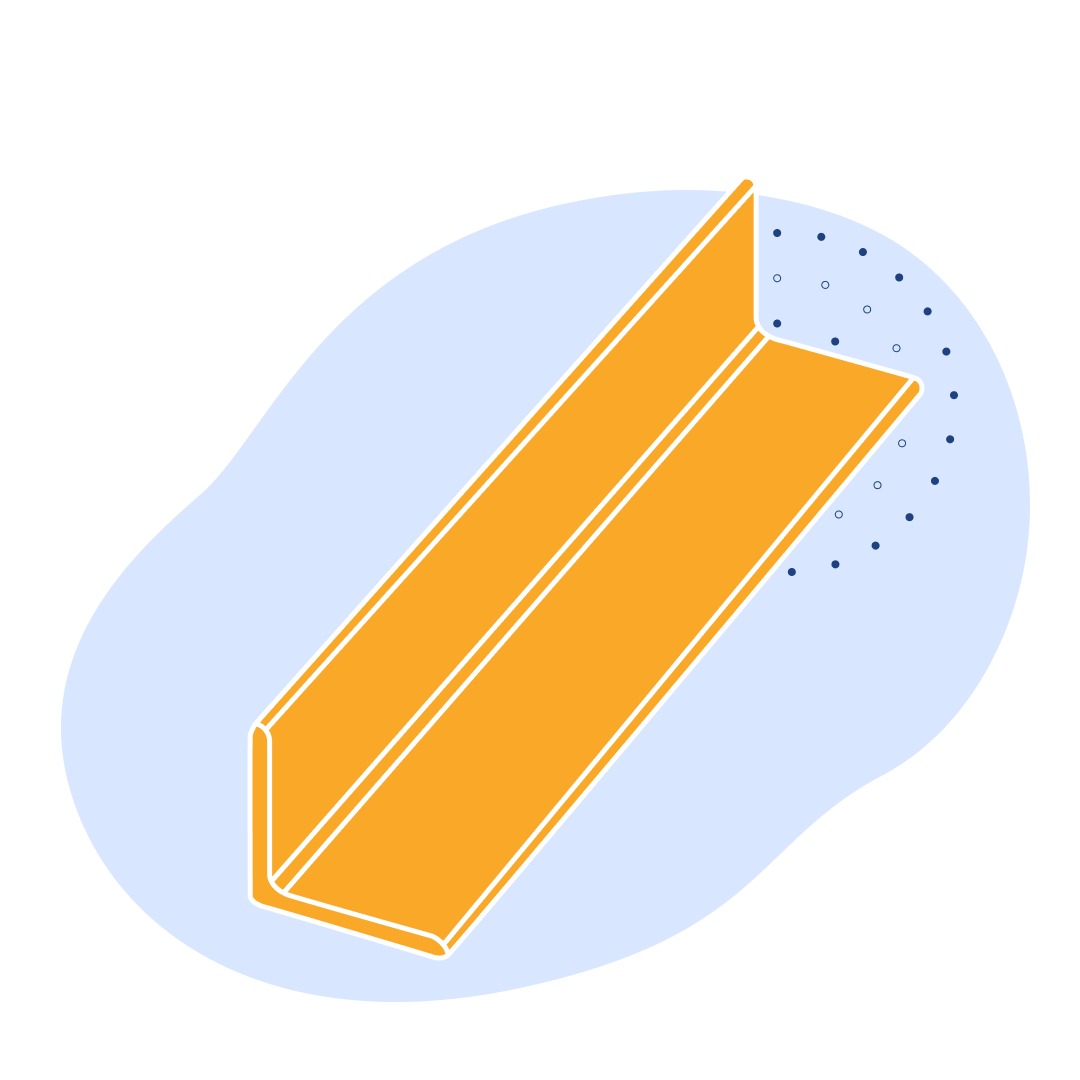 Анодированный уголок 100х40 мм АД31