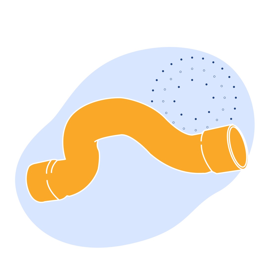 Медный обвод двухраструбный 53.6 мм М1ф ГОСТ 32590-2013