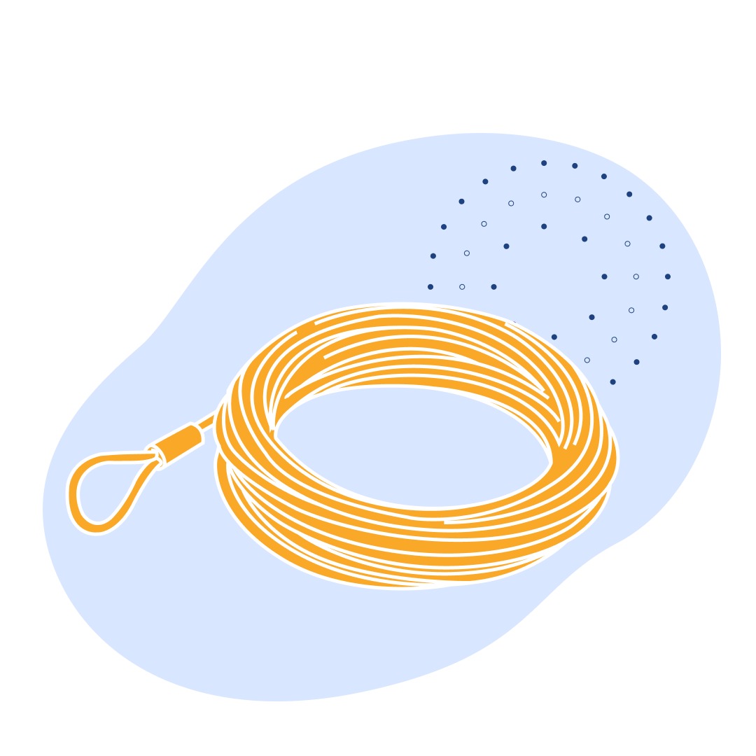 Канат двойной свивки ЛК-Р 54.5 мм ГОСТ 3088-80