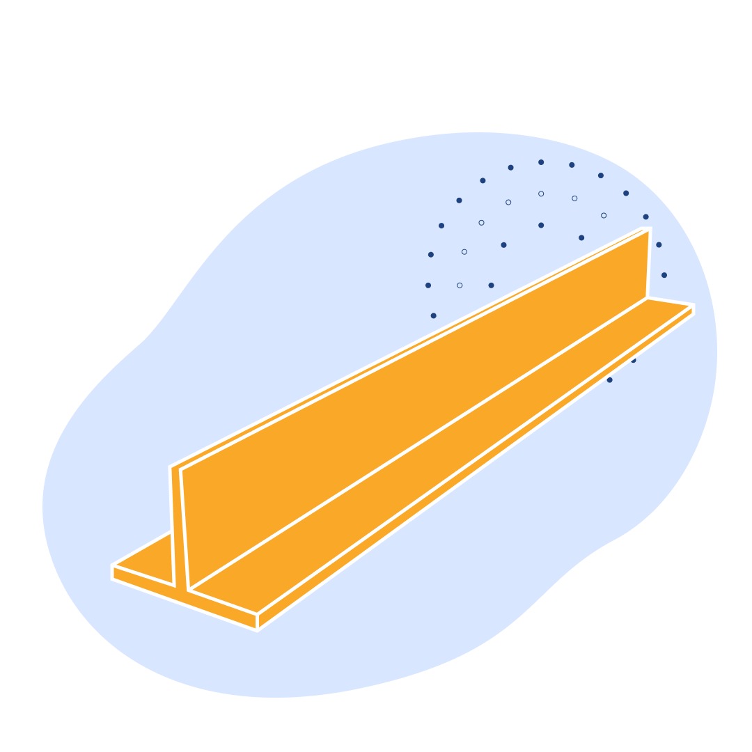 Алюминиевый профиль Т-образный 135x116x31x20 мм ВД17 ГОСТ 29296-92