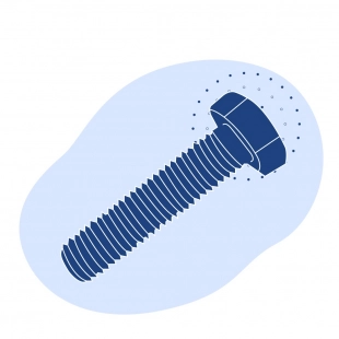 Болт М16x40 мм 40Х ISO 4017