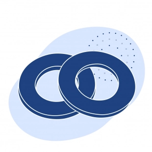 Шайба плоская нержавеющая 14 мм AISI 316 DIN 125