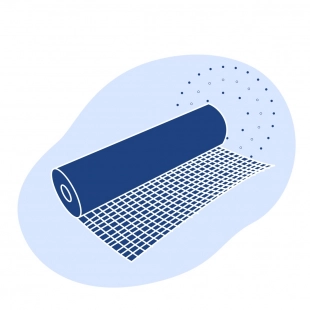Стальная штукатурная сетка 0.7х0.22 мм Ст20 ГОСТ 3826-82