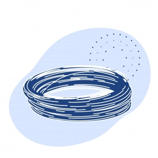 Канат одинарной свивки ЛК-О 1.2 мм ГОСТ 3062-80