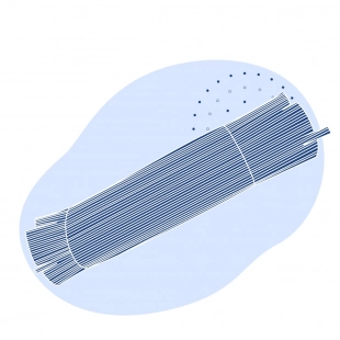 Ворс полипропиленовый 700х1.4 мм