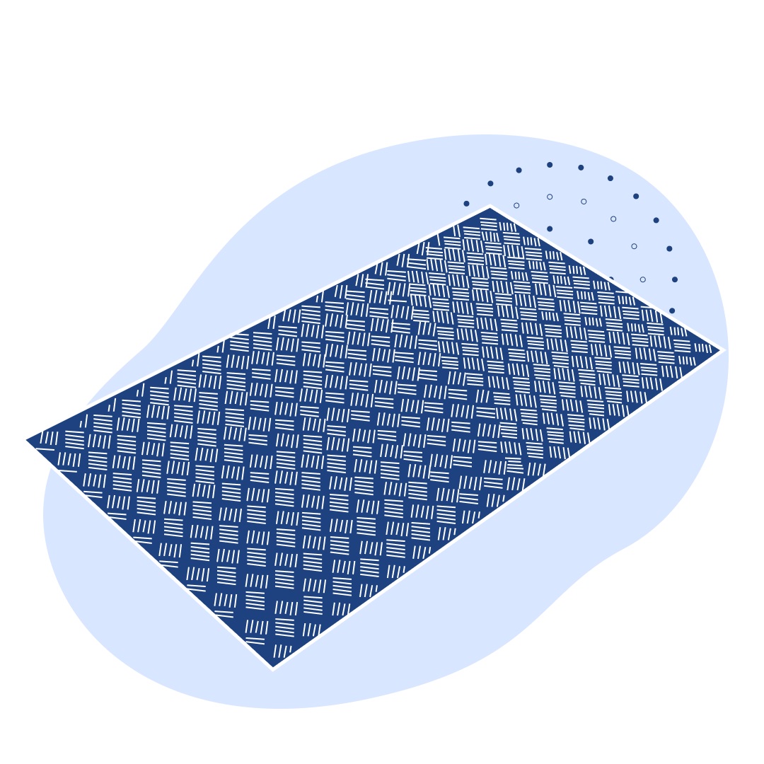 Алюминиевый рифленый лист квинтет 3х1200х600 мм АМг2Н2Р