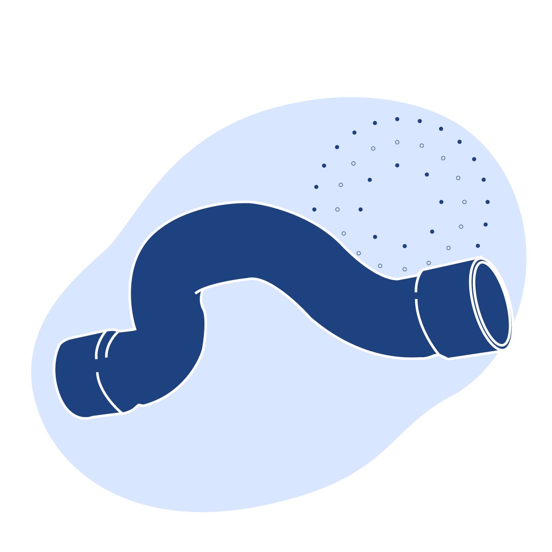 Медный обвод двухраструбный 53.6 мм М1ф ГОСТ 32590-2013